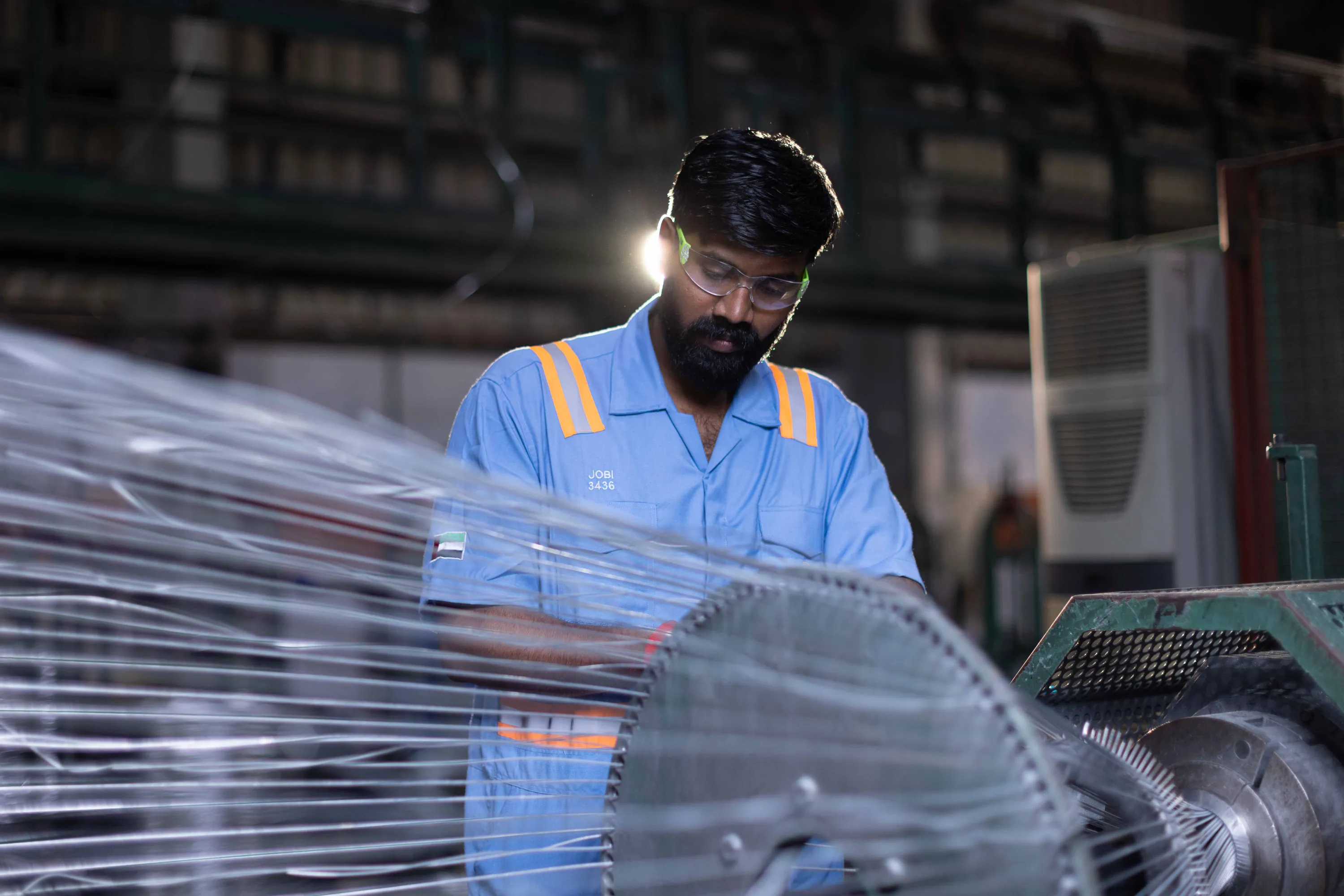 Quality control during Ducab cable manufacturing