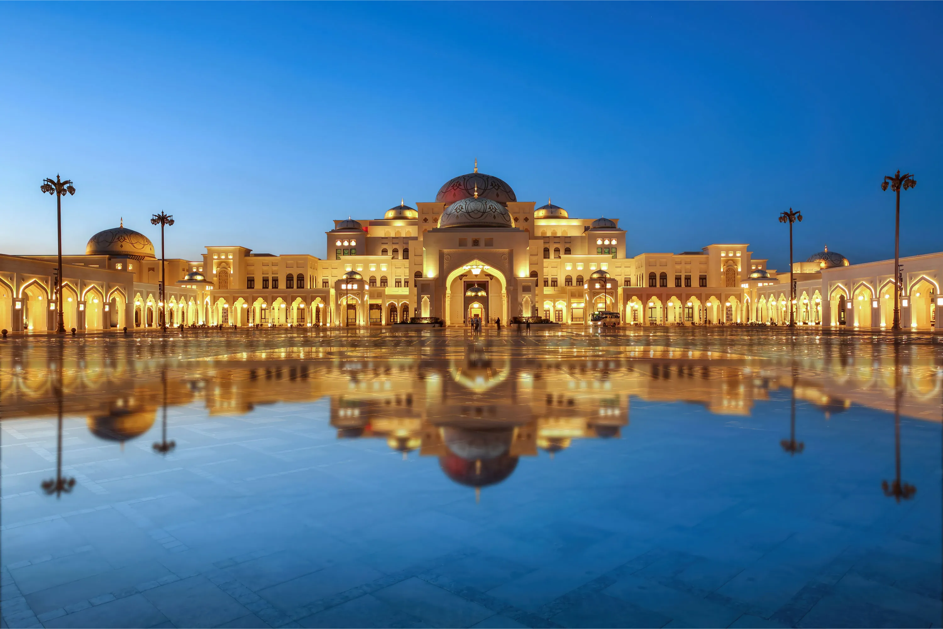 Ducab cables powering the illuminated Qasr Al Watan palace